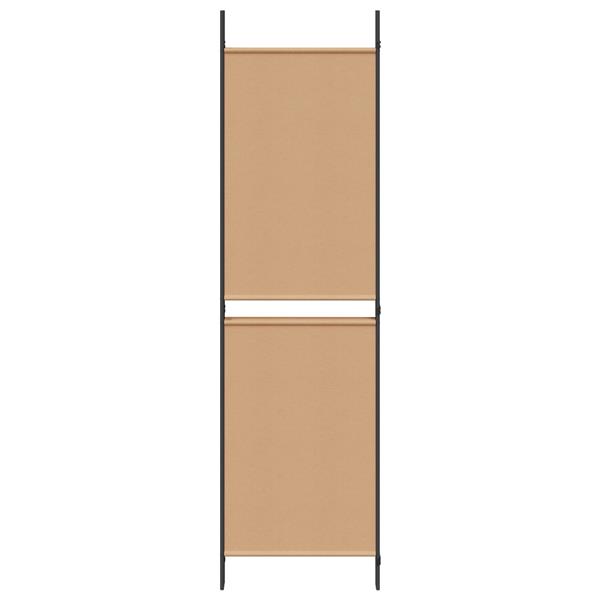 Grote foto vidaxl 4 panel room divider beige 200 x 180 cm stof huis en inrichting overige huis en inrichting