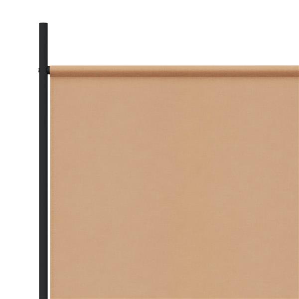 Grote foto vidaxl 3 panel room divider beige 260 x 180 cm stof huis en inrichting overige huis en inrichting