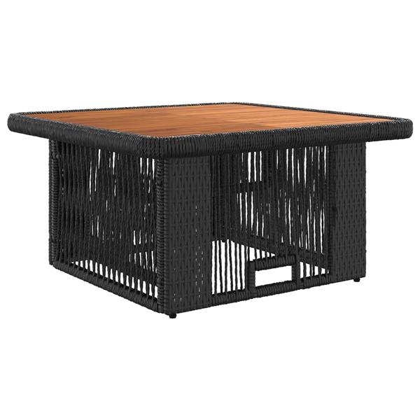 Grote foto vidaxl tuin eettafelset met kussen 3 pcs beige en cr me poly rattan tuin en terras tuinmeubelen