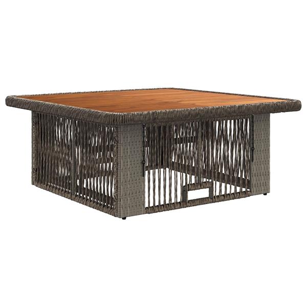 Grote foto vidaxl tuin eettafelset 3 pcs grijs en donkergrijs poly rattan tuin en terras tuinmeubelen