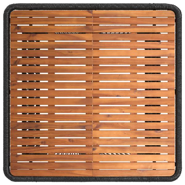 Grote foto vidaxl tuin eettafelset met kussen 3 pcs beige en cr me poly rattan tuin en terras tuinmeubelen