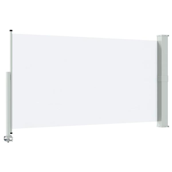 Grote foto vidaxl zijkant luifel 100 polyester ijzer staal tuin en terras overige tuin en terras