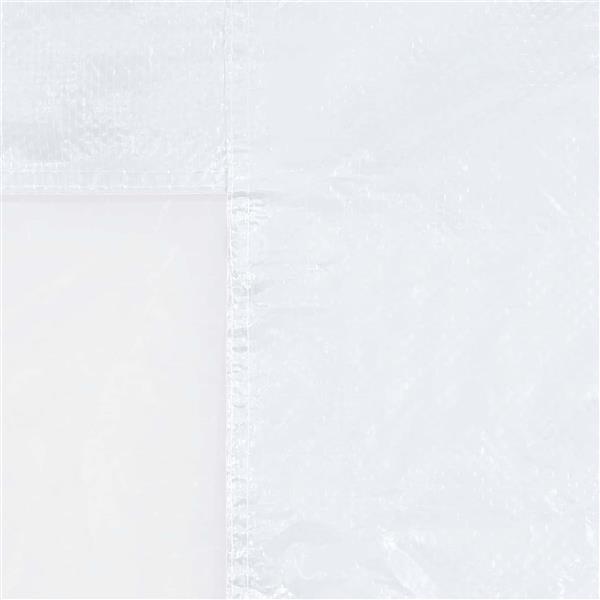 Grote foto vidaxl party tent zijwand 2 pcs 200 x 195 cm wit pe en staal tuin en terras overige tuin en terras