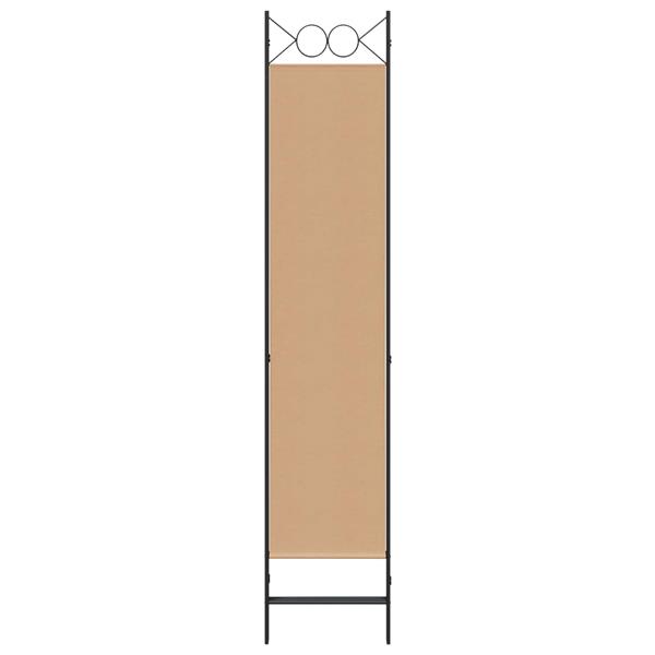 Grote foto vidaxl 3 panel room divider beige 120 x 200 cm stof huis en inrichting overige huis en inrichting
