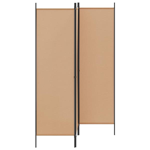 Grote foto vidaxl kamerverdeler beige 150 x 180 cm stof huis en inrichting overige huis en inrichting