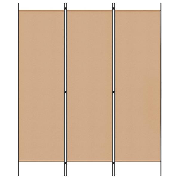 Grote foto vidaxl kamerverdeler beige 150 x 180 cm stof huis en inrichting overige huis en inrichting