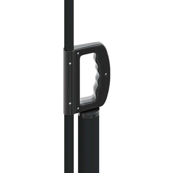 Grote foto vidaxl uittrekbaar zijscherm zand 600 x 180 cm polyester tuin en terras overige tuin en terras