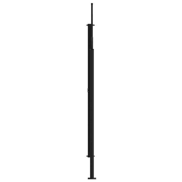 Grote foto vidaxl uittrekbaar zijscherm zand 500 x 220 cm polyester tuin en terras overige tuin en terras
