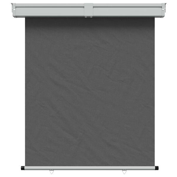 Grote foto vidaxl zijscherm balkon 100 polyester ijzer staal tuin en terras overige tuin en terras