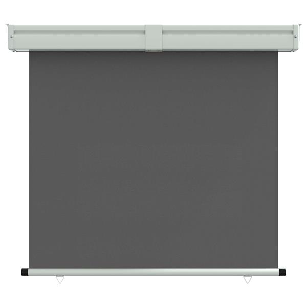 Grote foto vidaxl zijscherm balkon 100 polyester ijzer staal tuin en terras overige tuin en terras