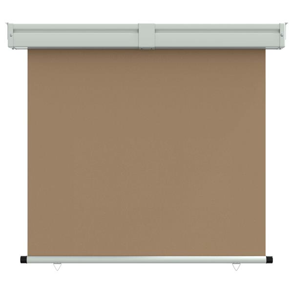 Grote foto vidaxl zijscherm balkon 100 polyester ijzer staal tuin en terras overige tuin en terras