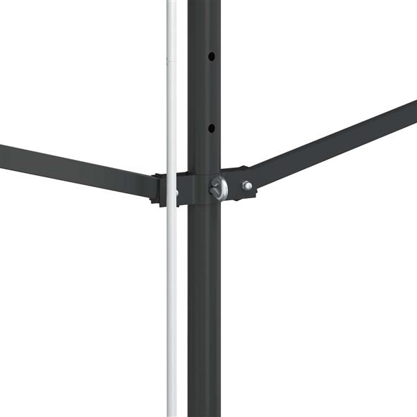 Grote foto vidaxl vrijstaande luifel grijs 3 x 3 m polyester tuin en terras overige tuin en terras