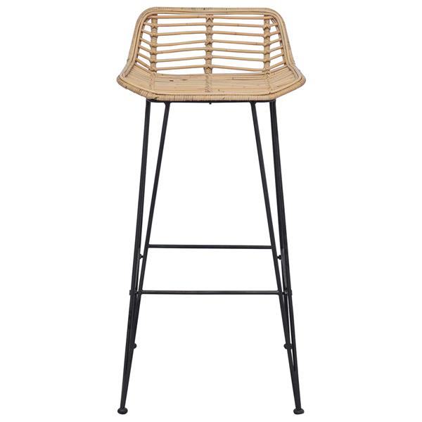 Grote foto vidaxl barkruk 44 x 46 x 91 cm staalstaaf dia 10mm huis en inrichting krukken en barkrukken