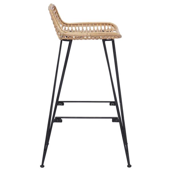 Grote foto vidaxl barkruk 44 x 46 x 91 cm staalstaaf dia 10mm huis en inrichting krukken en barkrukken