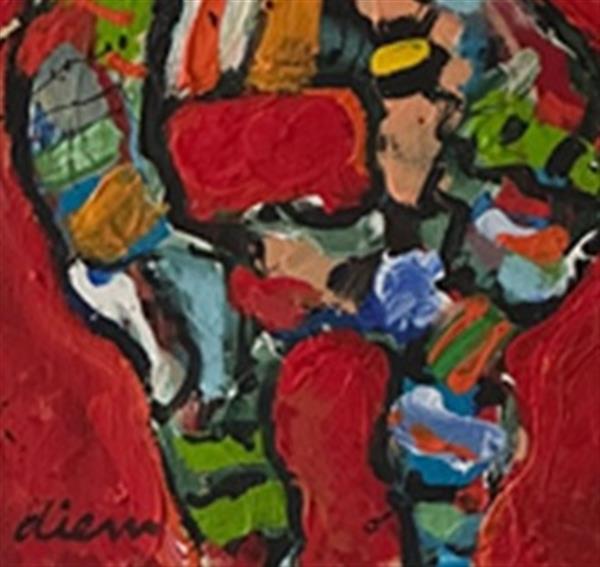 Grote foto peter diem red kp antiek en kunst modern