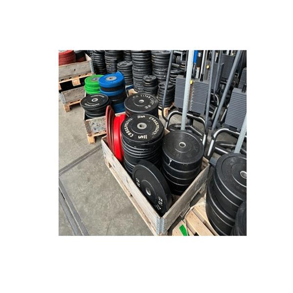 Grote foto diverse schijven platen olympische schijven bumper plates sport en fitness fitness