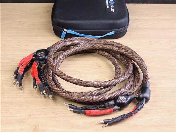 Grote foto wireworld eclipse 8 high end audio speaker cables 2 5 metre audio tv en foto onderdelen en accessoires