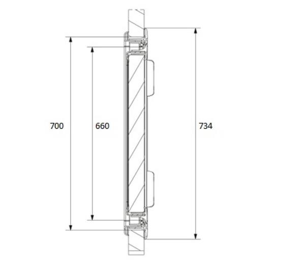 Grote foto dometic serviceluik sk4 70x30.5cm wit caravans en kamperen caravan accessoires