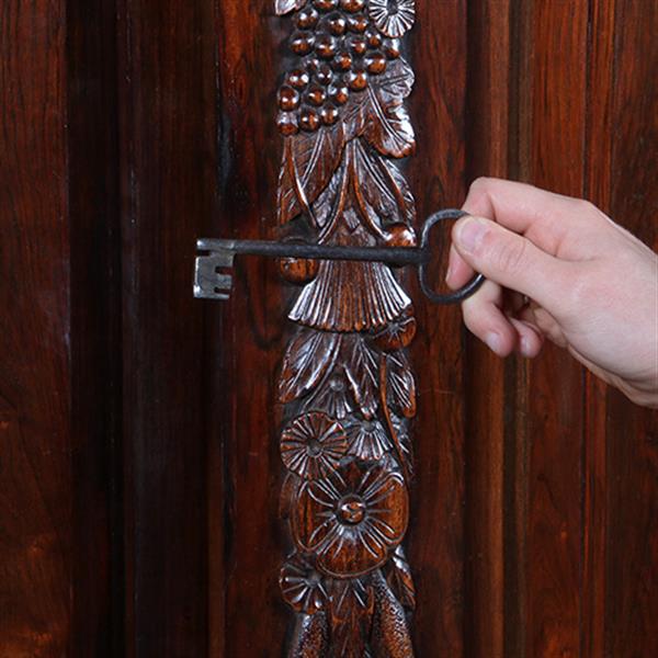 Grote foto rankenkast in palissander met ebben zeer bijzondere uitvoering en kwaliteit ca 1660 no.400905 antiek en kunst stoelen en banken