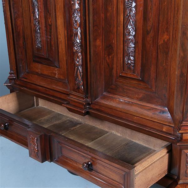 Grote foto rankenkast in palissander met ebben zeer bijzondere uitvoering en kwaliteit ca 1660 no.400905 antiek en kunst stoelen en banken