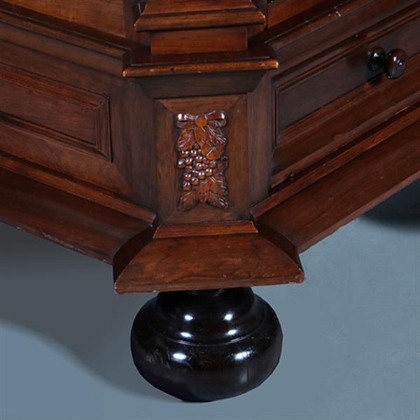 Grote foto rankenkast in palissander met ebben zeer bijzondere uitvoering en kwaliteit ca 1660 no.400905 antiek en kunst stoelen en banken