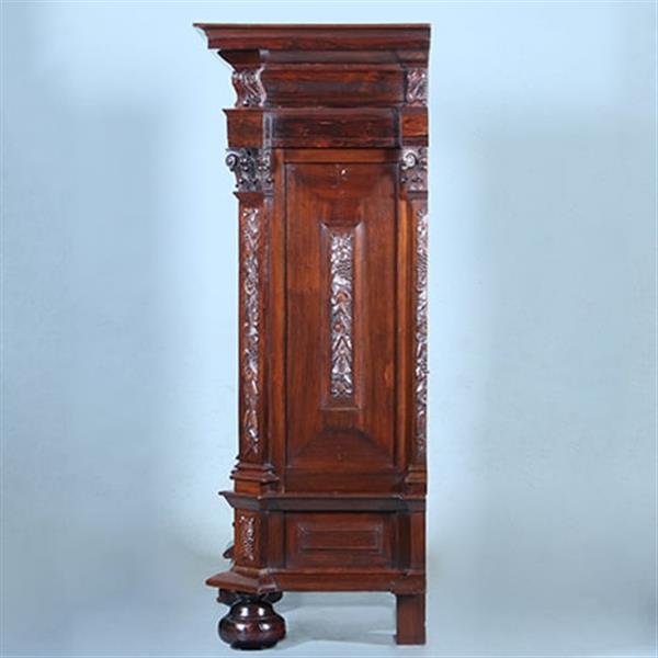 Grote foto rankenkast in palissander met ebben zeer bijzondere uitvoering en kwaliteit ca 1660 no.400905 antiek en kunst stoelen en banken