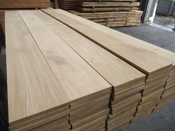 Grote foto eiken planken geschaafd en meubelpanelen doe het zelf en verbouw hout en planken