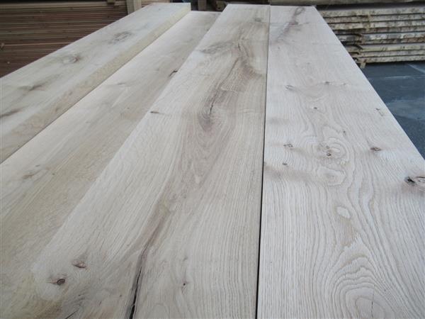 Grote foto eiken planken geschaafd en meubelpanelen doe het zelf en verbouw hout en planken