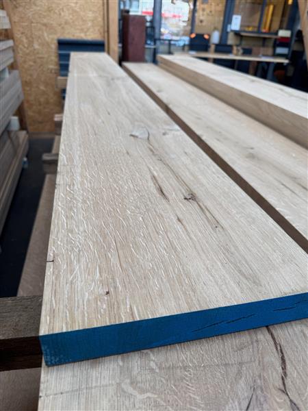 Grote foto eiken planken geschaafd en meubelpanelen doe het zelf en verbouw hout en planken