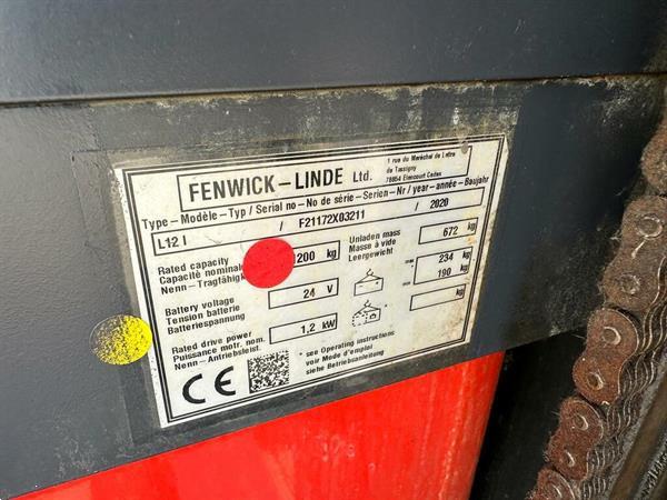 Grote foto vs 22811 elektrische stapelaar linde l12l doe het zelf en verbouw hefwerktuigen