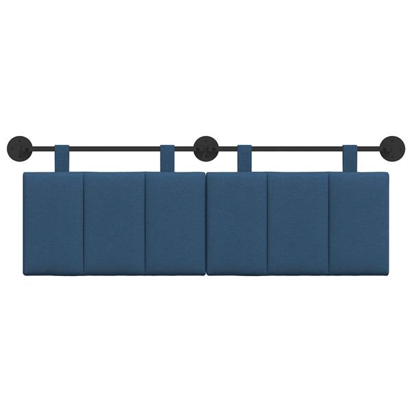 Grote foto vidaxl hangend hoofdbord stof antiek en kunst stoelen en banken