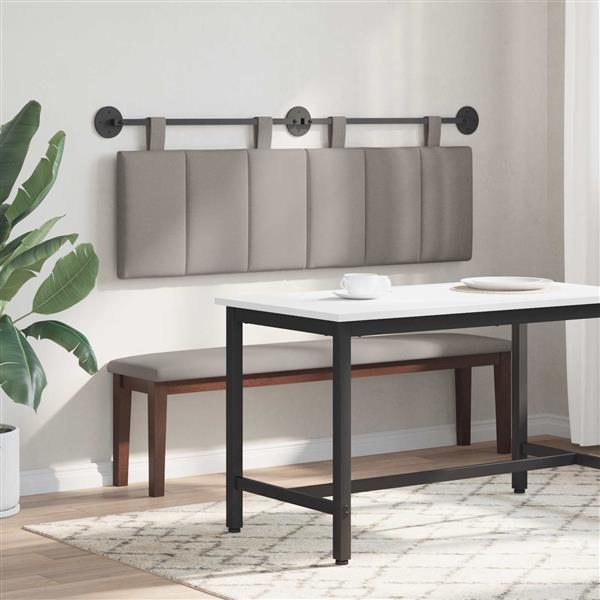 Grote foto vidaxl hangend hoofdbord stof antiek en kunst stoelen en banken