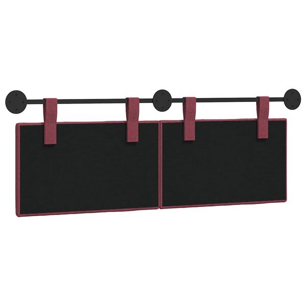 Grote foto vidaxl hangend hoofdbord stof antiek en kunst stoelen en banken