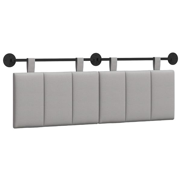 Grote foto vidaxl hangend hoofdbord stof antiek en kunst stoelen en banken