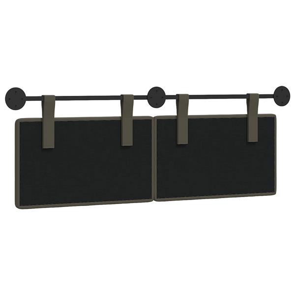 Grote foto vidaxl hangend hoofdbord kunstleer antiek en kunst stoelen en banken