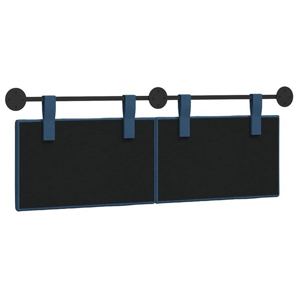 Grote foto vidaxl hangend hoofdbord stof antiek en kunst stoelen en banken