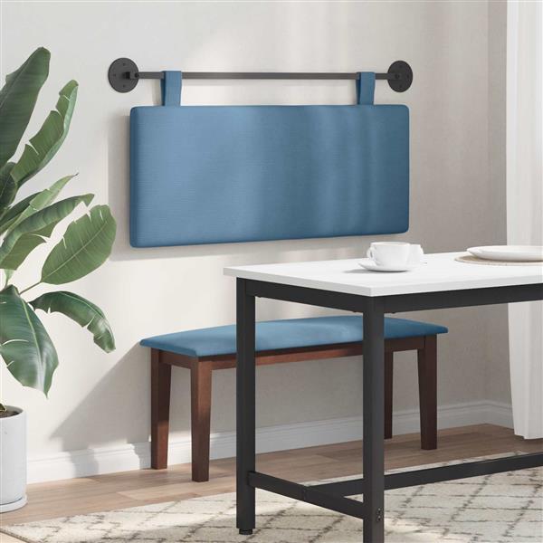 Grote foto vidaxl hangend hoofdbord katoen stof antiek en kunst stoelen en banken