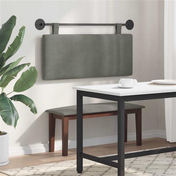 Grote foto vidaxl hangend hoofdbord katoen stof antiek en kunst stoelen en banken
