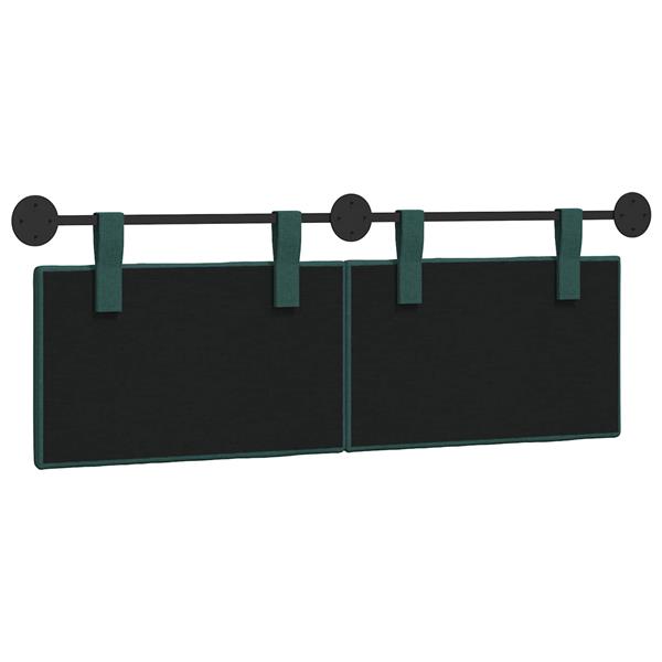 Grote foto vidaxl hangend hoofdbord stof antiek en kunst stoelen en banken