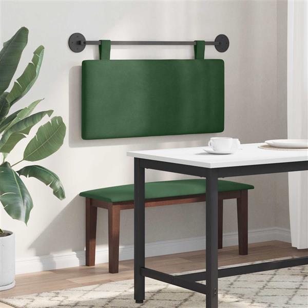 Grote foto vidaxl hangend hoofdbord katoen stof antiek en kunst stoelen en banken