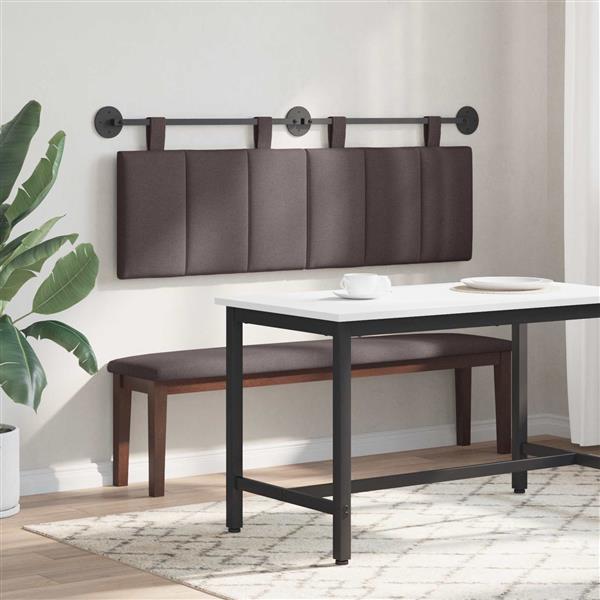 Grote foto vidaxl hangend hoofdbord stof antiek en kunst stoelen en banken