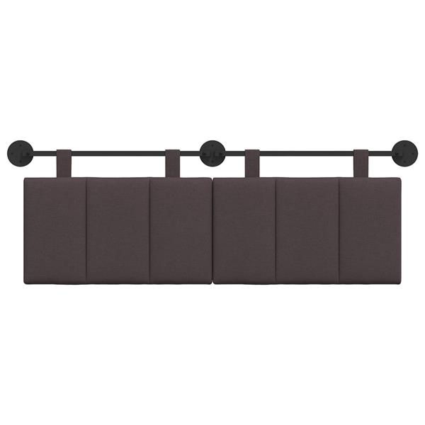 Grote foto vidaxl hangend hoofdbord stof antiek en kunst stoelen en banken