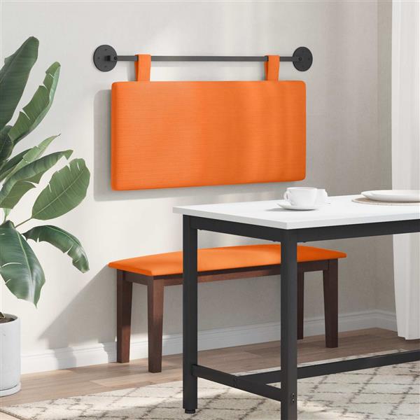 Grote foto vidaxl hangend hoofdbord katoen stof antiek en kunst stoelen en banken