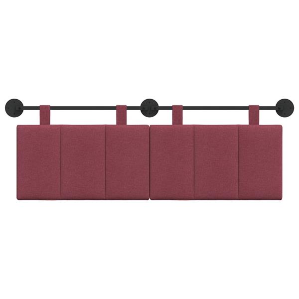 Grote foto vidaxl hangend hoofdbord stof antiek en kunst stoelen en banken