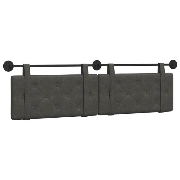 Grote foto vidaxl hangend hoofdbord antiek pu antiek en kunst stoelen en banken