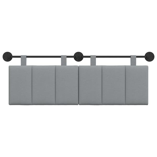 Grote foto vidaxl hangend hoofdbord stof antiek en kunst stoelen en banken