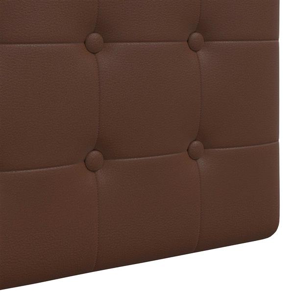 Grote foto vidaxl hangend hoofdbord kunstleer antiek en kunst stoelen en banken