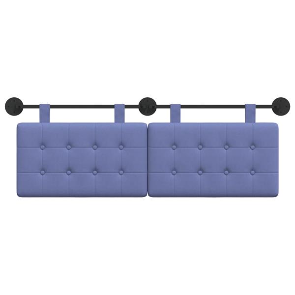Grote foto vidaxl hangend hoofdbord stof antiek en kunst stoelen en banken