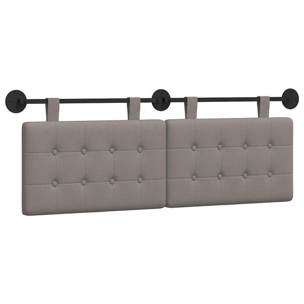 Grote foto vidaxl hangend hoofdbord stof antiek en kunst stoelen en banken