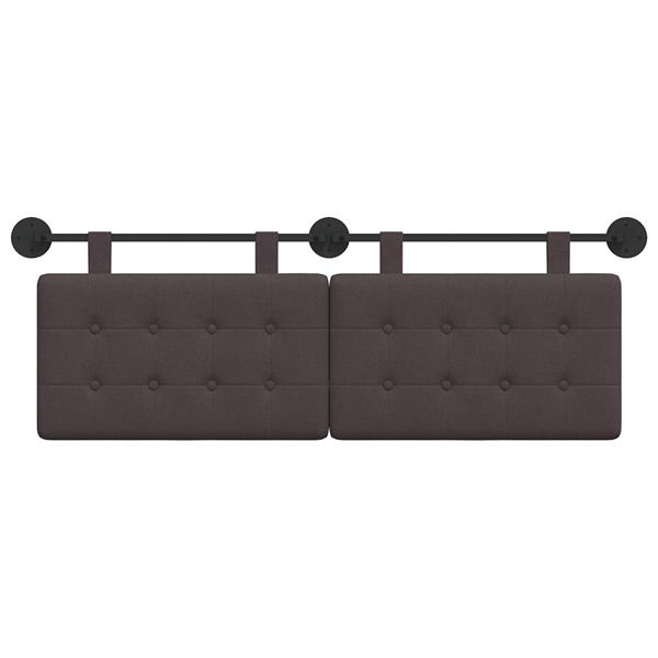 Grote foto vidaxl hangend hoofdbord stof antiek en kunst stoelen en banken